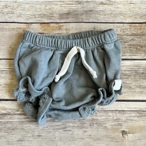 Lulu + Roo Blue Ruffle Shorties - Picture 2 of 4